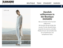 Tablet Screenshot of boutique-xanadu.ch